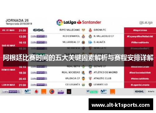 阿根廷比赛时间的五大关键因素解析与赛程安排详解